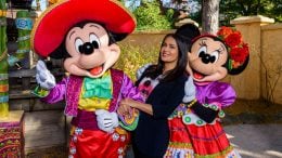 Salma Hayek at Disneyland Paris