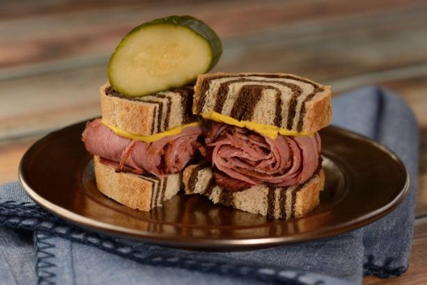 Pastrami on Rye from L’Chaim! Holiday Kitchen at Epcot International Festival of the Holidays