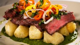 Skirt Steak Chimichurri at Sebastian’s Bistro at Disney’s Caribbean Beach Resort