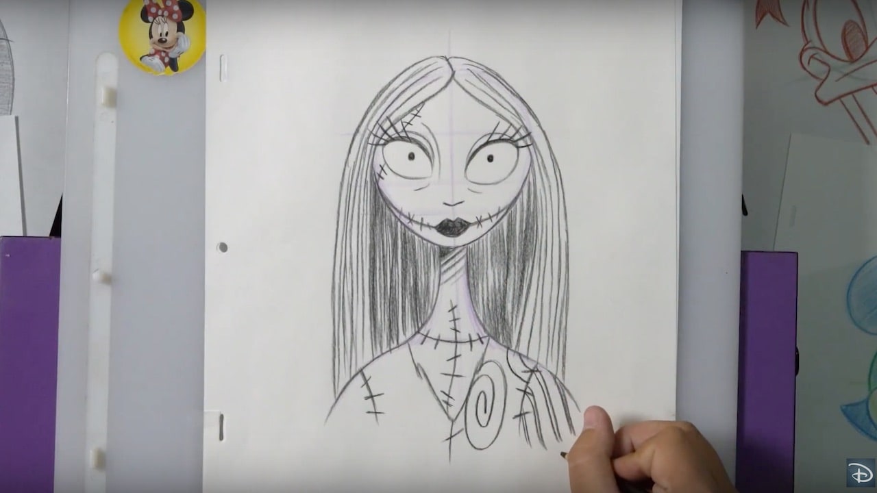 Learn to Draw Sally from Tim Burton’s ‘The Nightmare Before Christmas