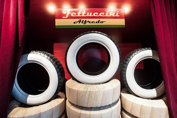 Tortellini Tires and Fettuccini Luigi’s Rollickin’ Roadsters at Disney California Adventure park