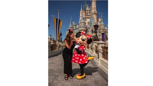 Model Lily Aldridge Visits Magic Kingdom Park