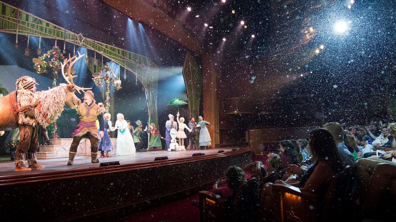 Frozen, A Musical Spectacular in the Disney Wonder