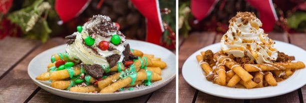 Holiday Funnel Cake Fries from Award Wieners at Disney California Adventure Park for 2018 Holidays at Disneyland Resort