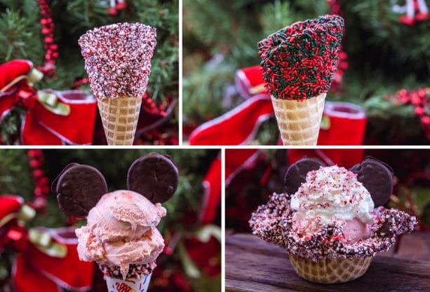 Holiday Treats from ClarabelleÃ¢ÂÂs Hand Scooped Ice Cream at Disney California Adventure Park for 2018 Holidays at Disneyland Resort