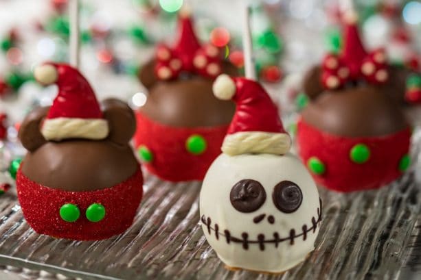 Holiday Candy Apples for Holidays at Disneyland Resort