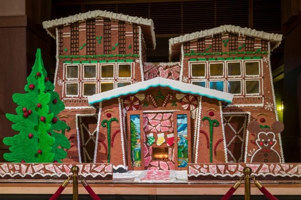 Gingerbread house at Disney’s Grand Californian Hotel & Spa