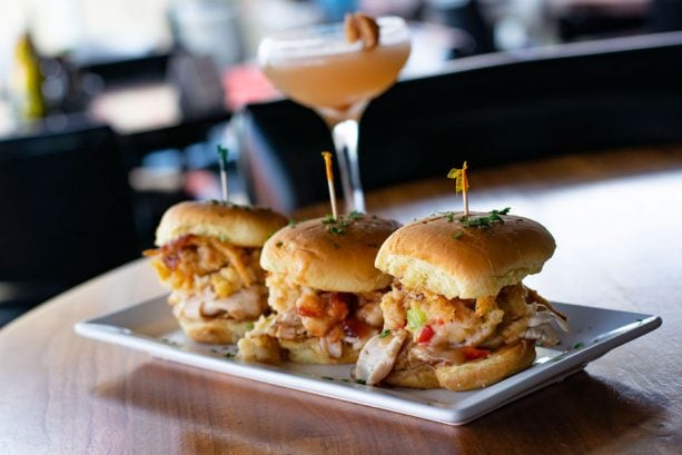 Gobble Gobble Sliders and Holiday Cocktail at Splitsville Dining Room at Disney Springs