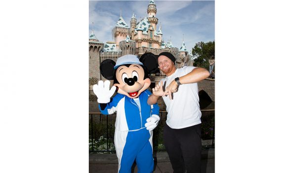 Los Angeles Dodger Justin Turner Finds Reasons to Celebrate at Disneyland Resort