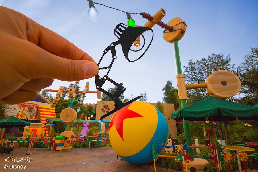 Disney Parks in Silhouette: Luxo Jr. Playing in Toy Story Land