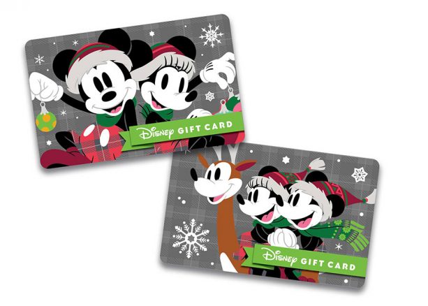 Mickey and Minnie Disney gift card