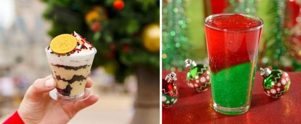 Scrooge McDuck Eggnog Custard and Mickey’s Very Berry Lemonade for Mickey’s Very Merry Christmas Party at Magic Kingdom Park