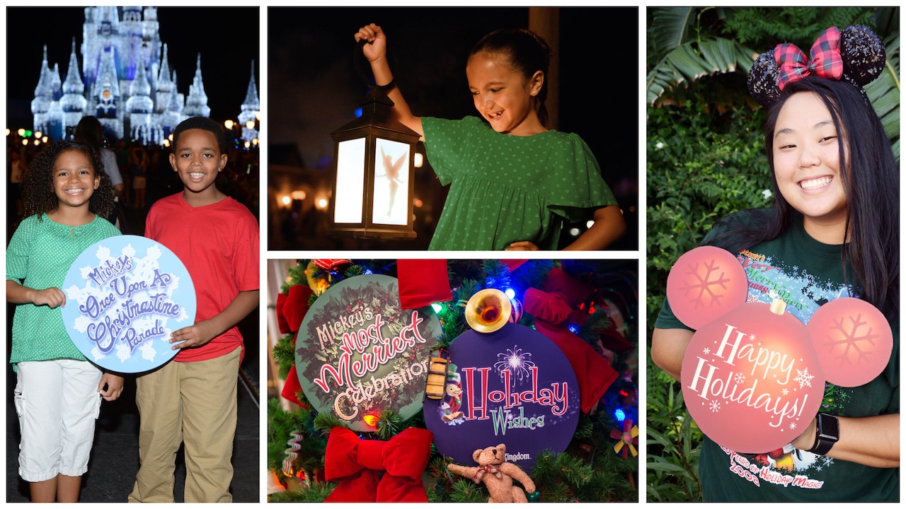 Holiday Props from Disney Photopass Photographers