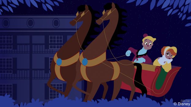 Disney Doodle: ‘Once Upon A Wintertime’ Characters Sleigh at the Walt Disney World Resort