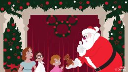 Disney Doodle: The Darling Children Visit With Santa Claus at Disney Springs