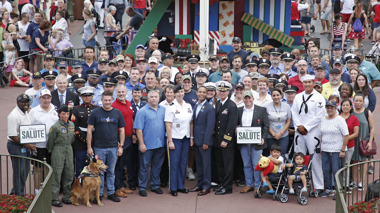 Walt Disney World Resort Commemorates Veterans Day at Magic Kingdom