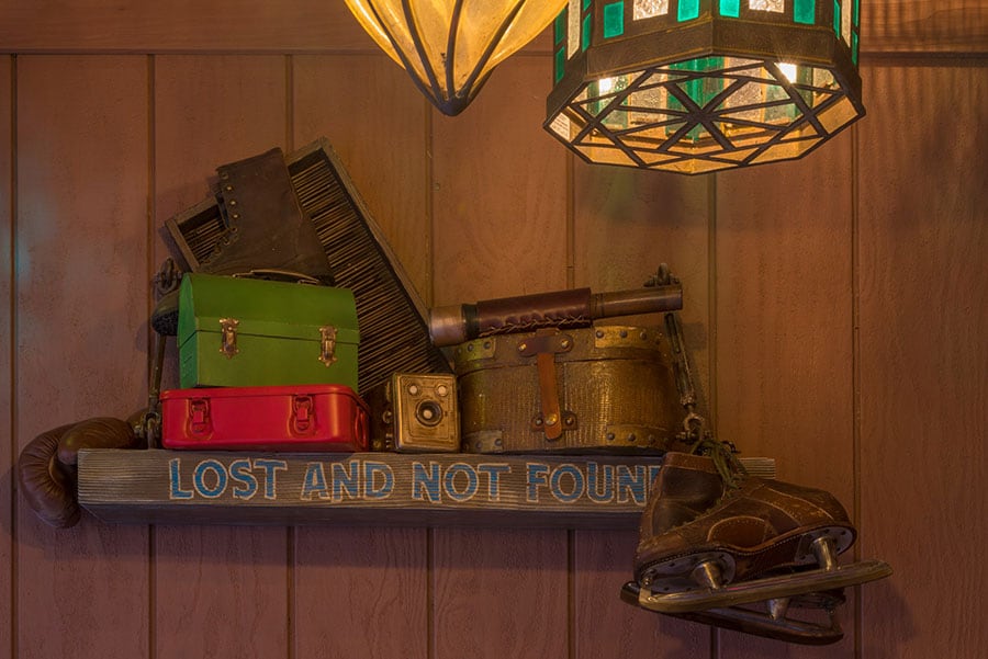 Lost and Not Found items, The Tropical Hideaway at Disneyland park