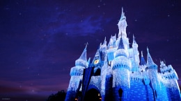 Cinderella Castle Holiday Lights