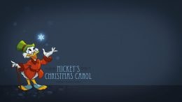 ‘Mickey’s Christmas Carol’-Inspired Digital Wallpaper