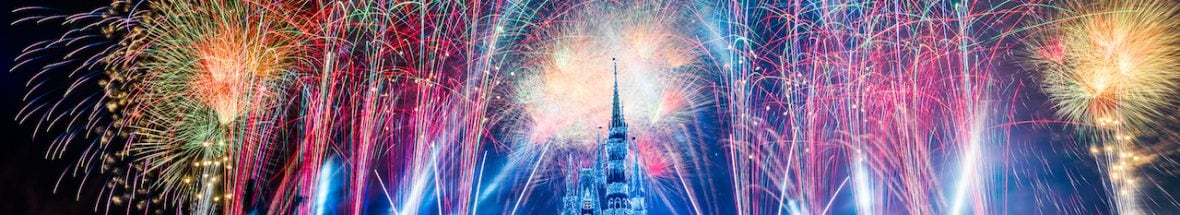 New Year's Eve Fireworks at Magic Kingdom Park