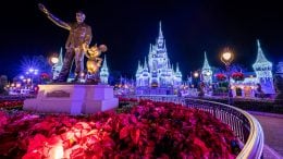 Cinderella Castle at Magic Kingdom Park During the Holidays