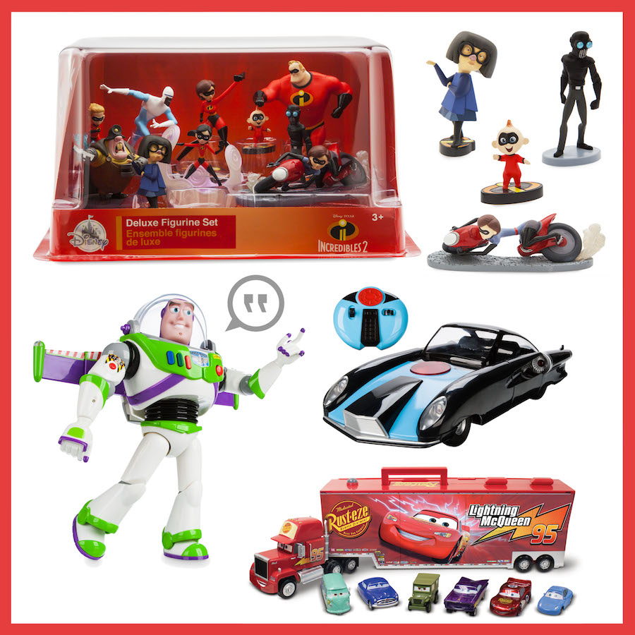 Disney Pixar Incredibles 2 Deluxe 10pc Figurine Set for sale online 