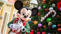 Holiday Mickey Mouse at Walt Disney World Resort