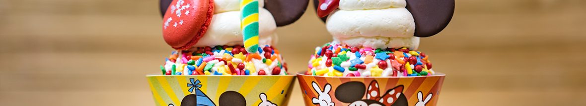 Foodie Guide to Get Your Ears On at Disneyland Resort - Mickey and Minnie Chocolate Chip Cookie Cupcakes