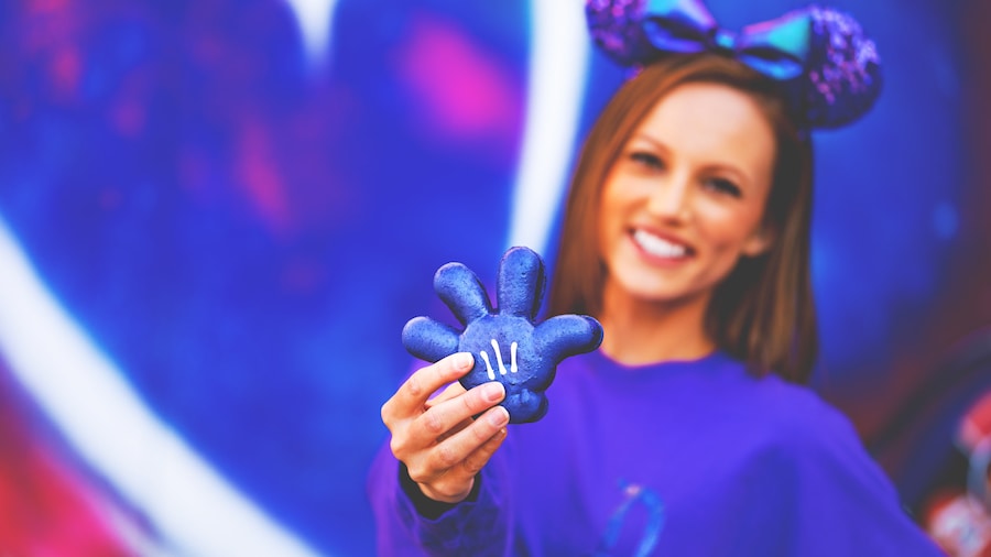 Purple Glove Macaron at Disneyland Resort