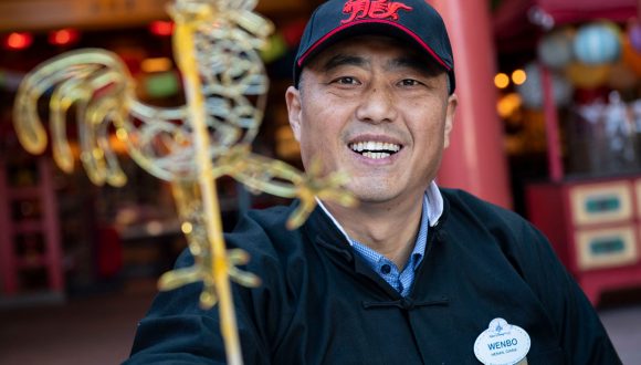 Candy Artisan Wenbo Zhang at the Epcot International Festival of the Arts