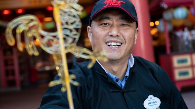 Candy Artisan Wenbo Zhang at the Epcot International Festival of the Arts