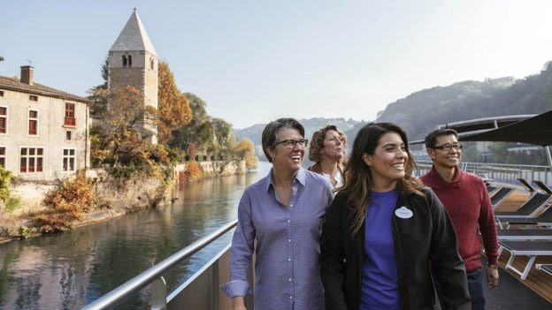 Rhone River Vacation river views on Adventures by Disney Vacation Packages