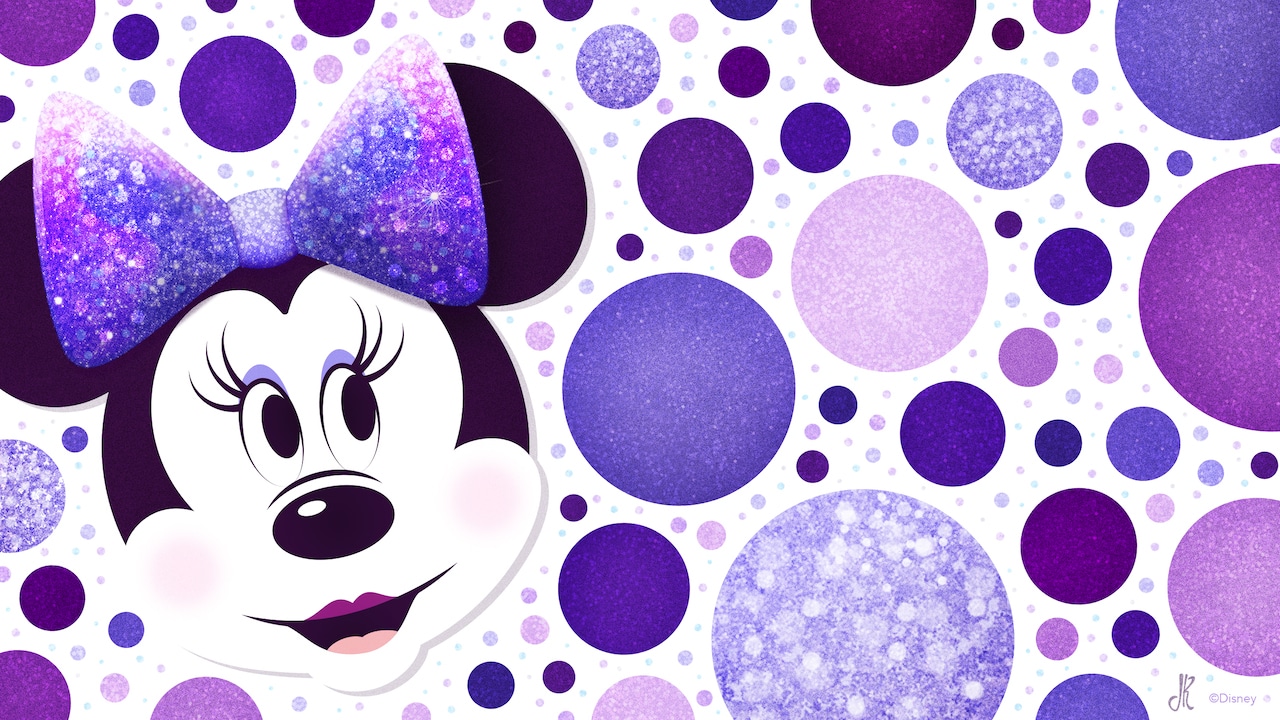 Purple Polka Dots Wallpaper