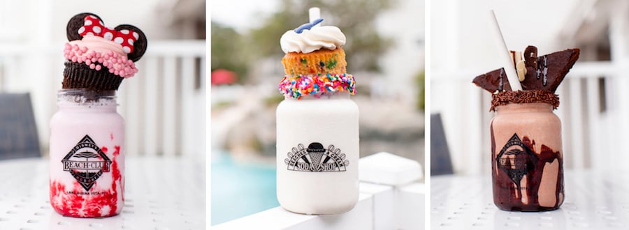 Milk Shakes from Beaches and Cream Soda Shop at Disney’s Beach Club Resort