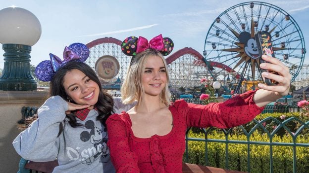 Cierra Ramirez and Maia Mitchell Spent the Day at Disneyland Resort