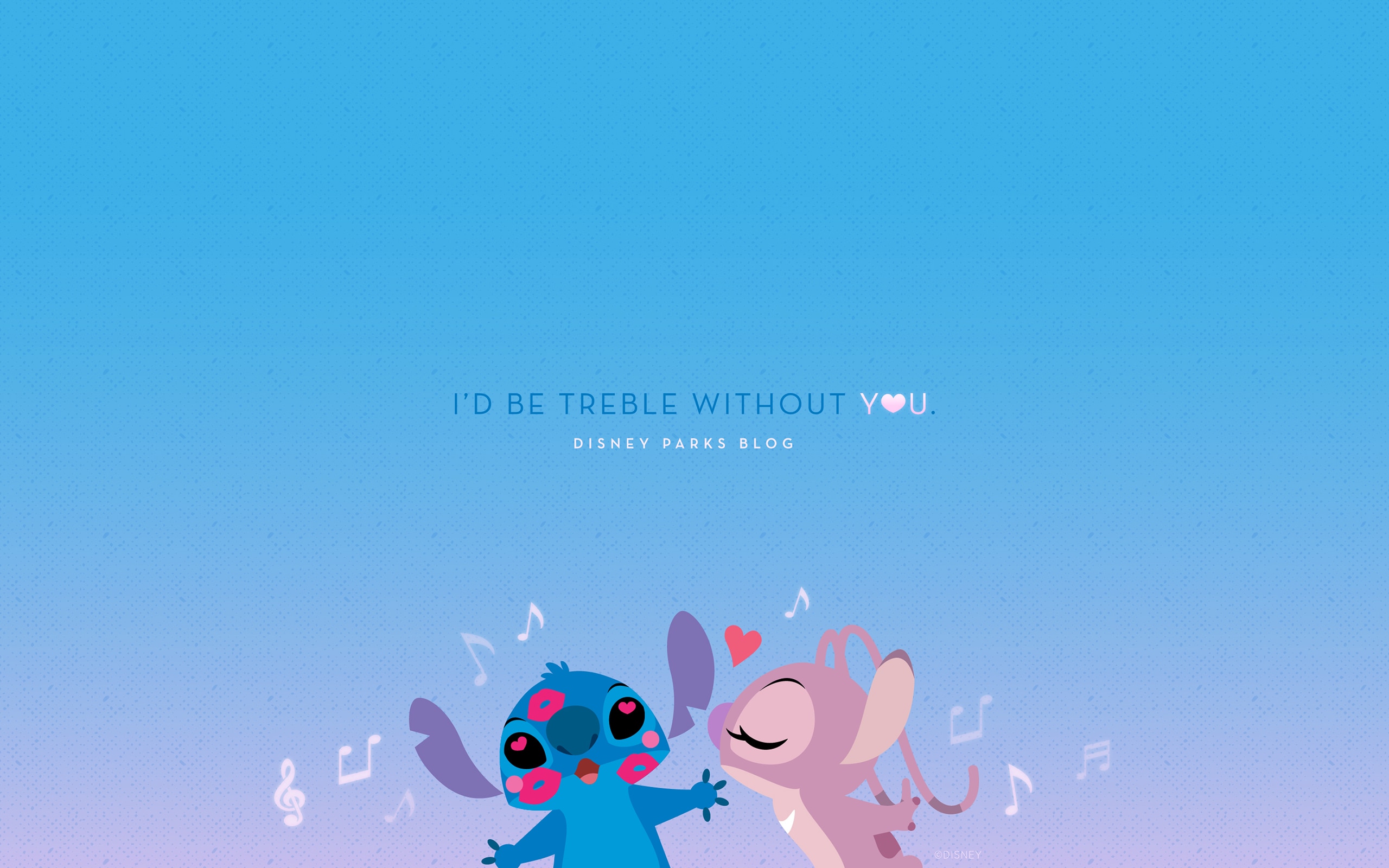19 Stitch Valentine S Day Wallpaper Desktop Ipad Disney Parks Blog