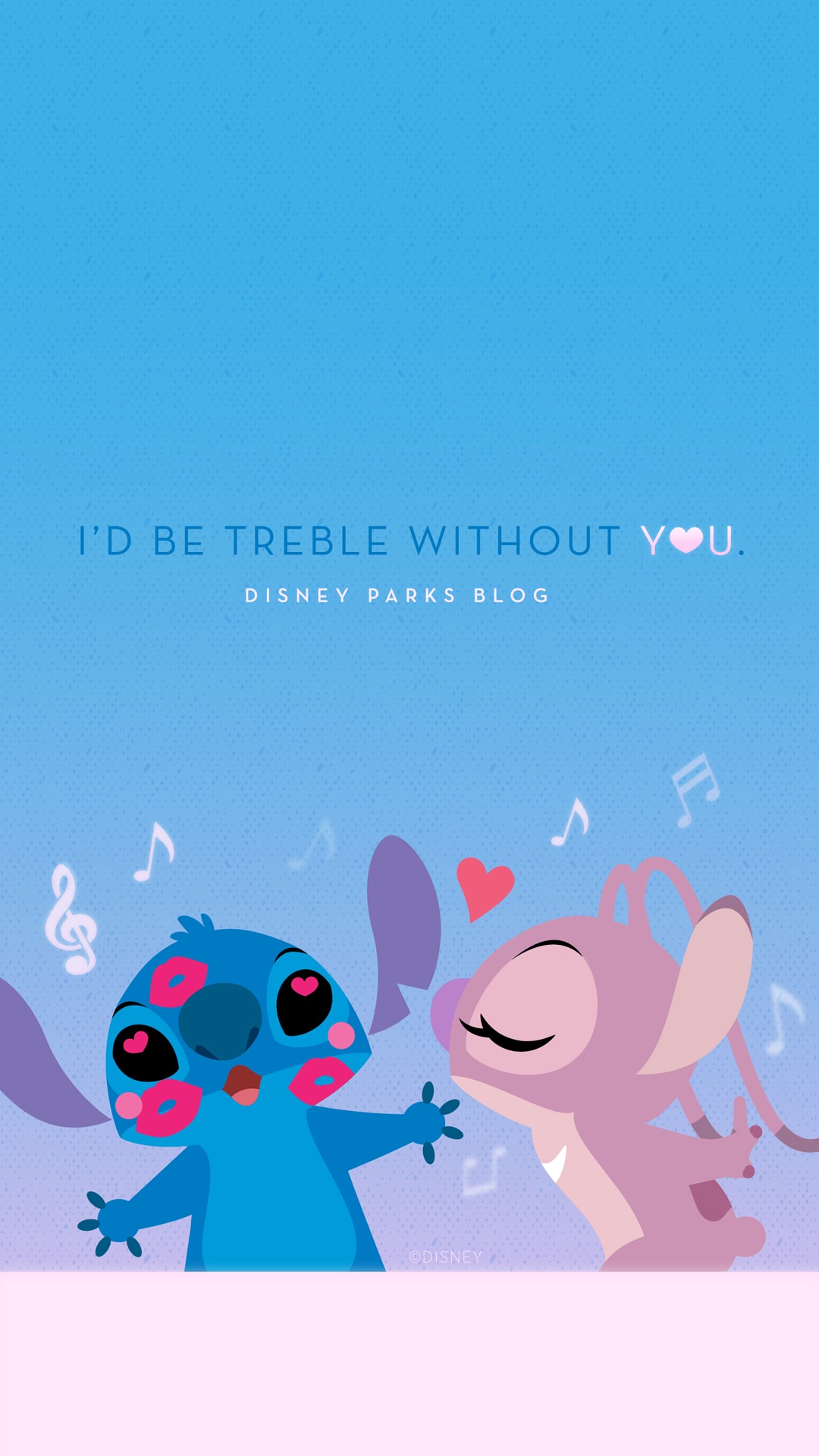 2019 Stitch Valentine's Day Wallpaper – iPhone/Android | Disney Parks Blog