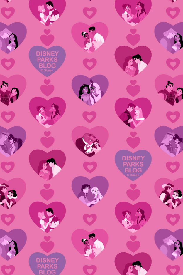 2019 Disney Couples Valentines Day Wallpaper 640x960