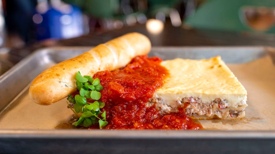 Lasagna-Pasticcio at Intermission Food Court at Disney’s All-Star Music Resort