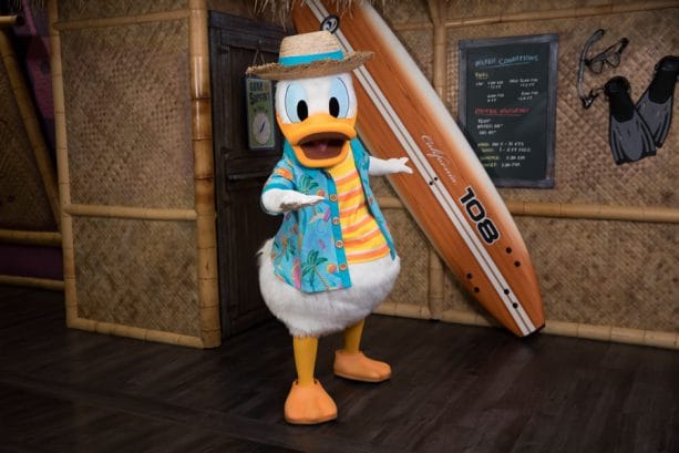 Donald Duck’s Seaside Brunch at Disney’s PCH Grill at Disney’s Paradise Pier Hotel