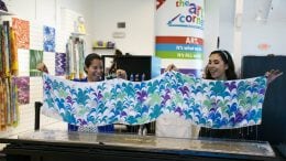 Artistic Marbling activity at Disney Springs