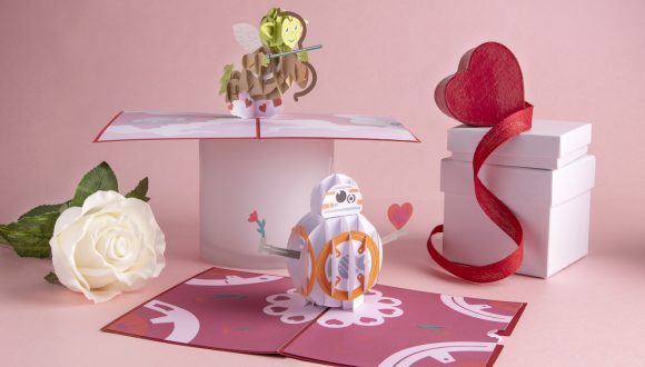 handcrafted pop-up card from Lovepop