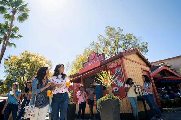 Food booth, Disney California Adventure Food & Wine Festival