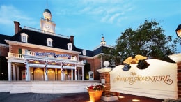 Inside The American Adventure at Epcot is a one-of-a-kind art gallery