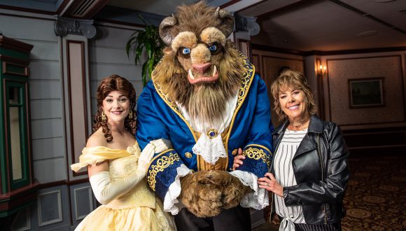 ‘Beauty & The Beast’ Voice Paige O’Hara Surprises Beast For Valentine’s Day