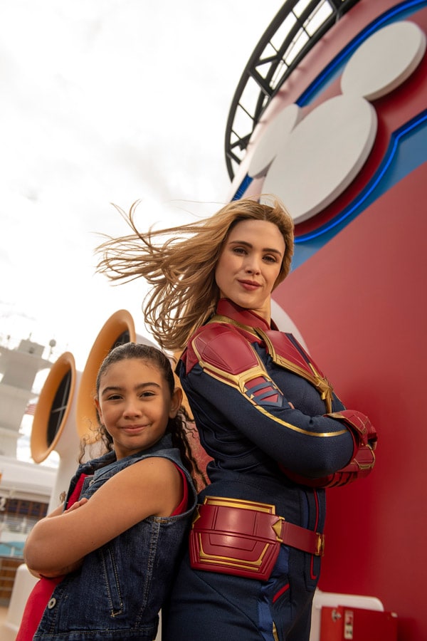 Captain Marvel joins Marvel Day at Sea
