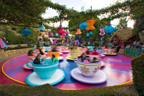 Mad Tea Party at Disneyland park