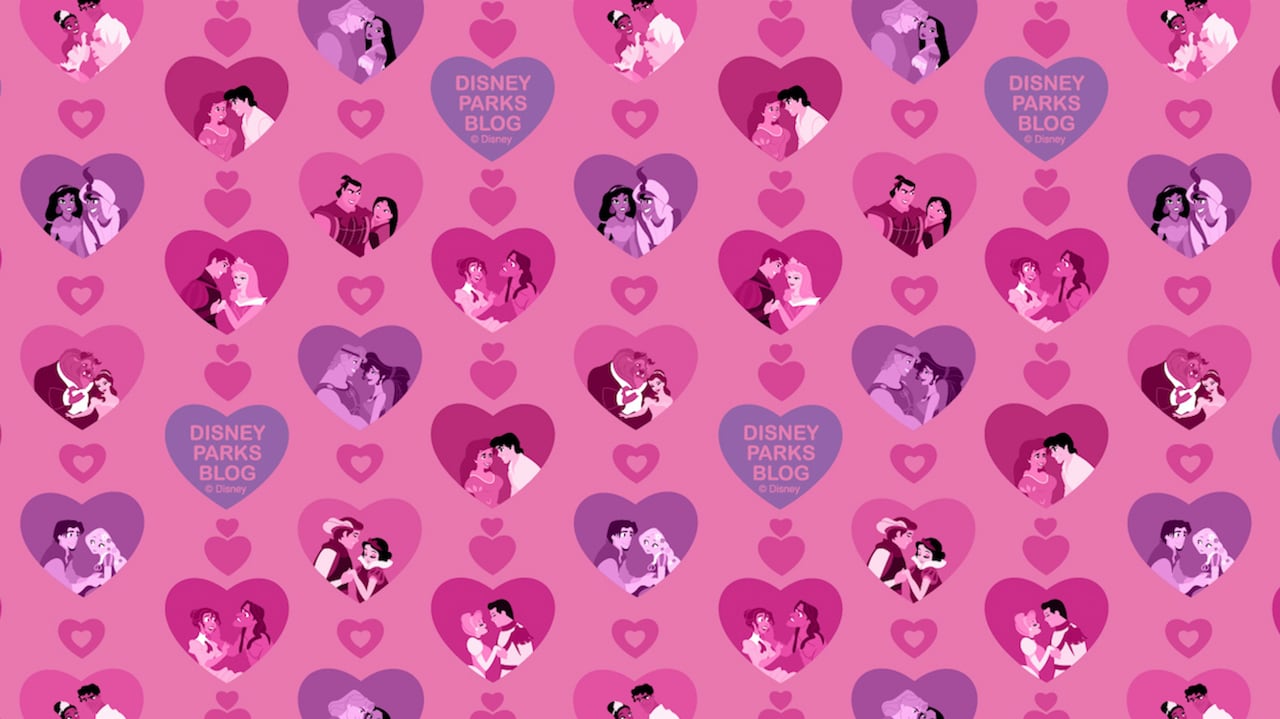 Happy Valentine's Day! Celebrate With Our Latest Disney Digital Wallpaper |  Disney Parks Blog