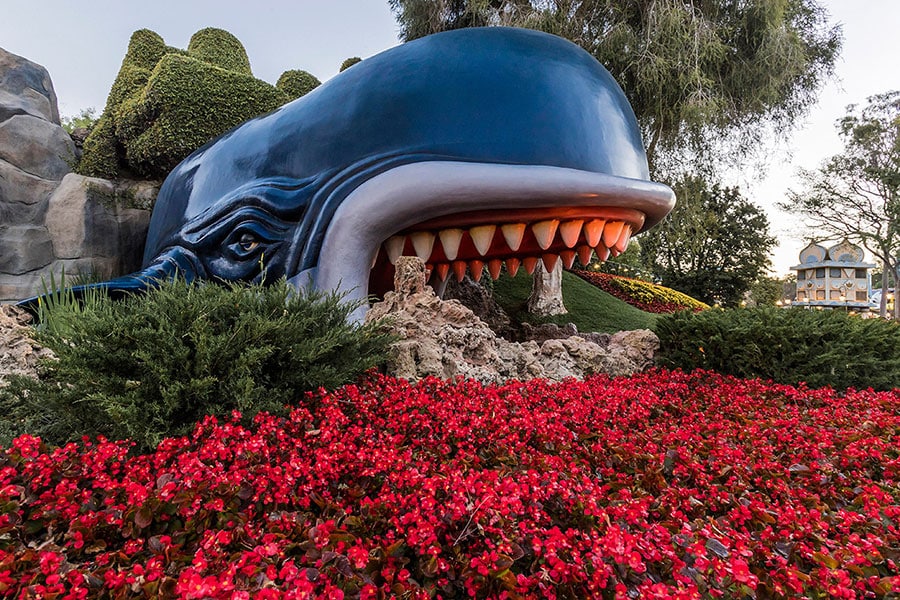Monstro, Storybook Land in Fantasyland at Disneyland park