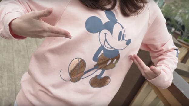 Briar Rose Gold Mickey Mouse Sweatshirt